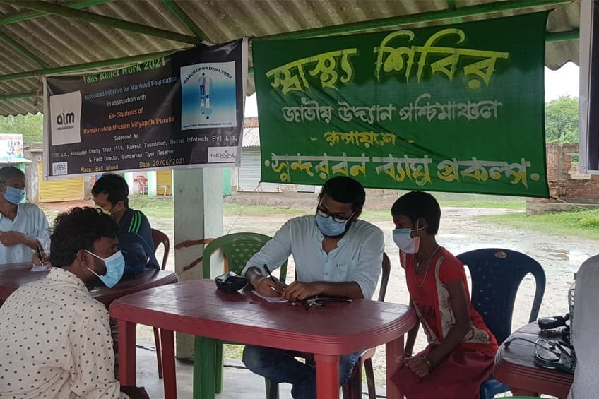 HEALTH CAMP AT BALI ISLAND, SUNDARBANS